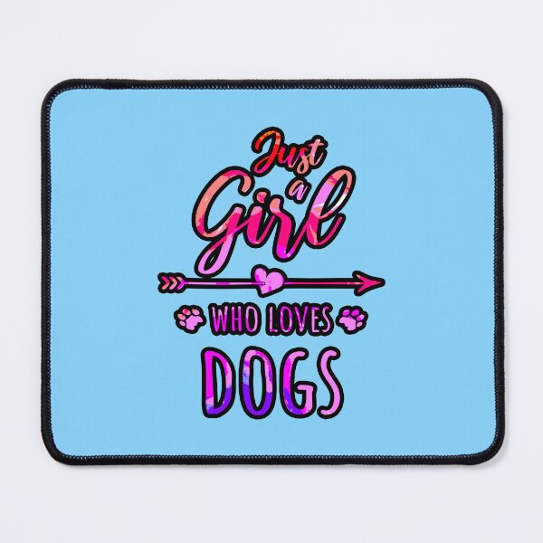 Item preview, Just A Girl Who Loves Dogs designed and sold by creativerooney.