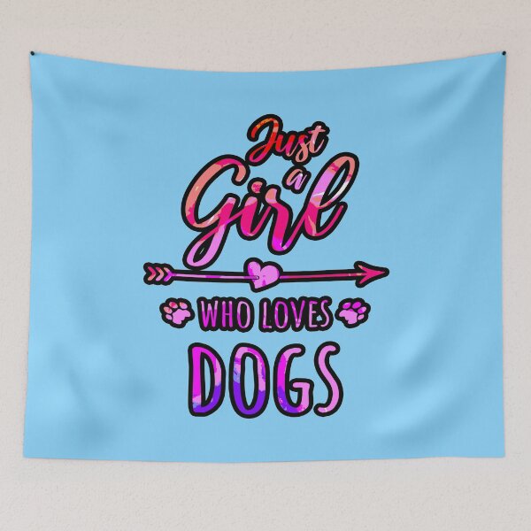 Item preview, Just A Girl Who Loves Dogs designed and sold by creativerooney.