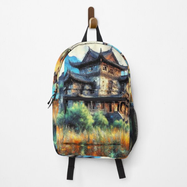 Item preview, Old Chinese Mansion in Western Backdrop designed and sold by joejiing.