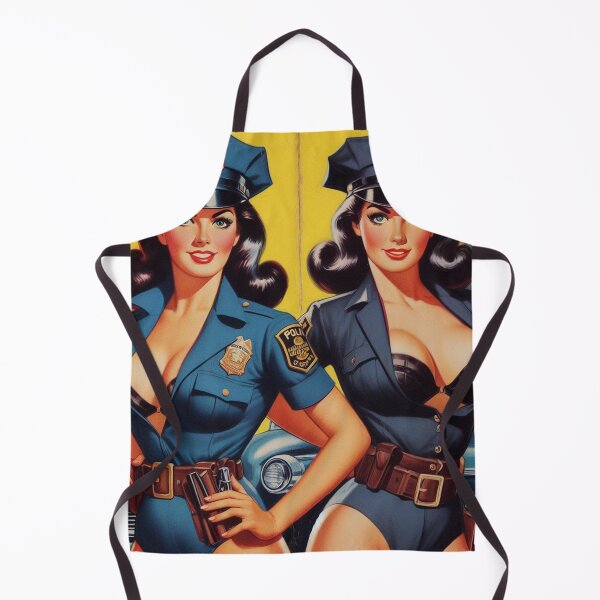 Aperçu de l'œuvre Pin-up de flics chauds créée et vendue par PulpVintage.