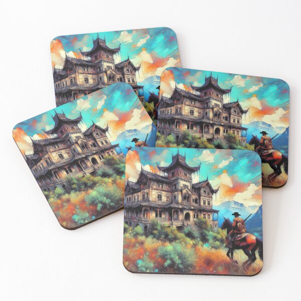 Item preview, Old Chinese Mansion in Western Backdrop designed and sold by joejiing.