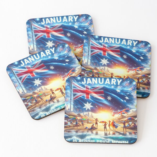 Item preview, January Is Aussie Pride Month designed and sold by Takin-Thepiss.