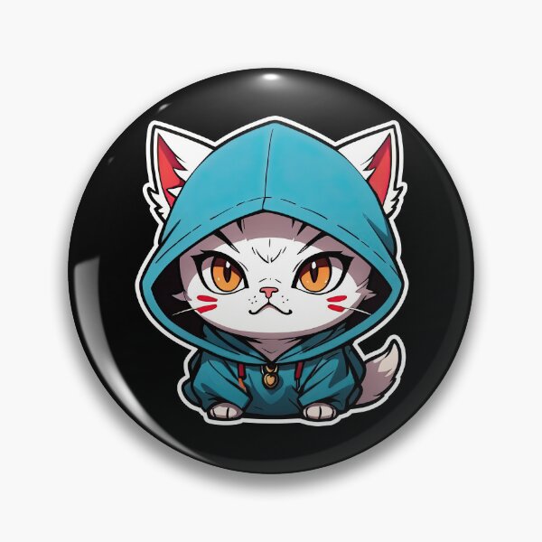 Item preview, Cat Assassin, Chibi, Manga, Anime, Cat Lovers Funny designed and sold by Porcupine Tees ⭐⭐⭐⭐⭐.