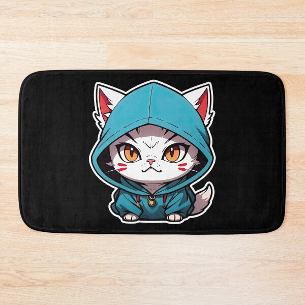 Item preview, Cat Assassin, Chibi, Manga, Anime, Cat Lovers Funny designed and sold by Porcupine Tees ⭐⭐⭐⭐⭐.