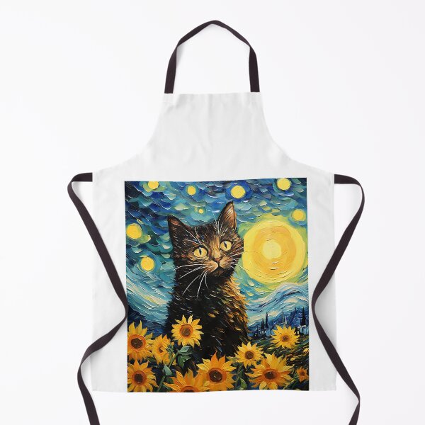 Item preview, Floral Felines & Artful Echoes: Celebrating Van Gogh's Sunflower Tapestry designed and sold by Silver Medal.