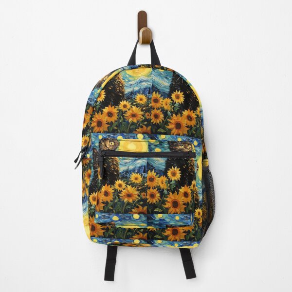 Item preview, Floral Felines & Artful Echoes: Celebrating Van Gogh's Sunflower Tapestry designed and sold by Silver Medal.