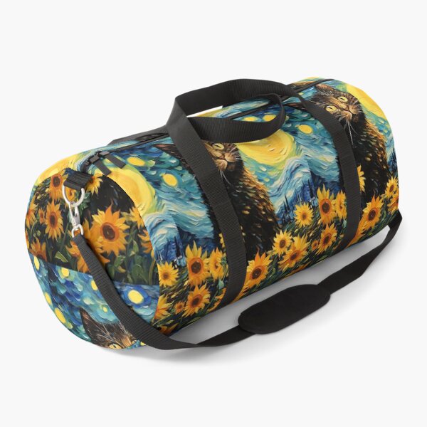 Item preview, Floral Felines & Artful Echoes: Celebrating Van Gogh's Sunflower Tapestry designed and sold by Silver Medal.