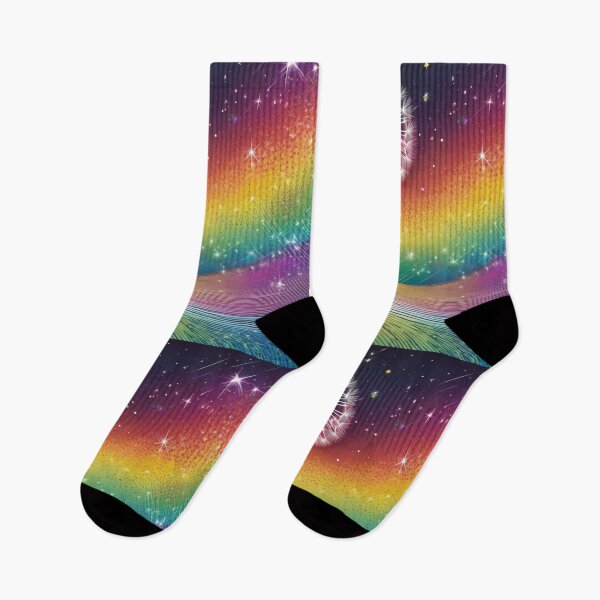 Item preview, cosmic dandelion on the rainbow universe designed and sold by JangmiHorang.