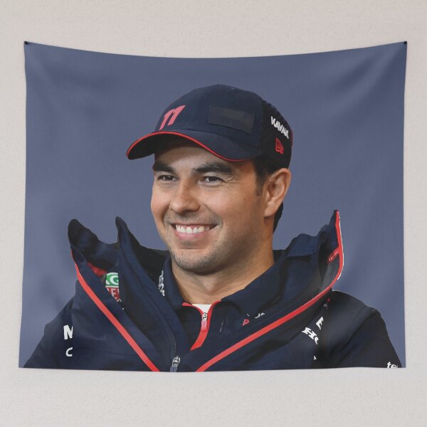 Item preview, Sergio Checo F1 Driver Smiling F1 Team Max Teammate designed and sold by FormulaGTee1.