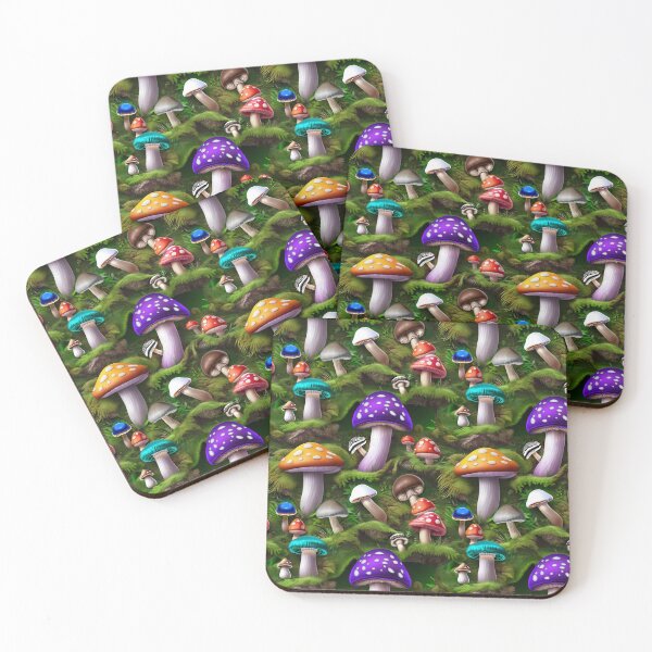 Item preview, Mushroom Pattern designed and sold by TalosianStudios.