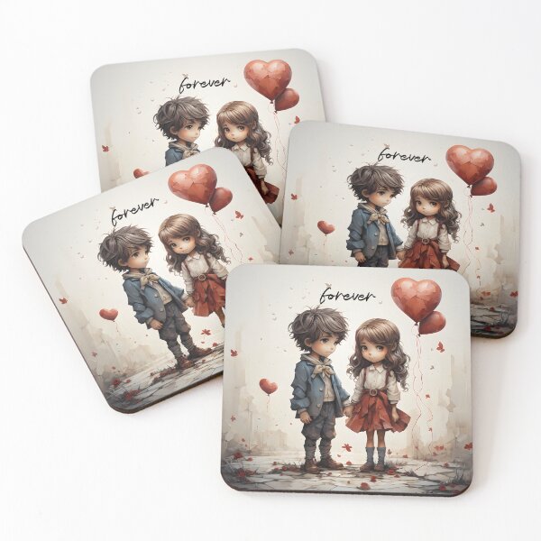 Item preview, Timeless Childhood Love Illustration designed and sold by inkArtistryfine.