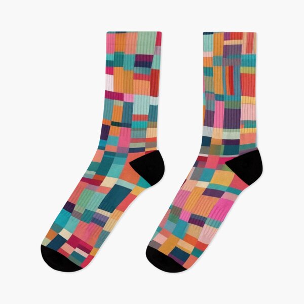 Item preview, mosaic color block pattern pastel tone designed and sold by JangmiHorang.