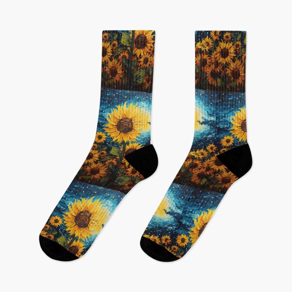 Item preview, Sunny Feline Silhouettes: Basking in Van Gogh's Botanical Brilliance designed and sold by Silver Medal.