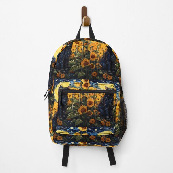 Item preview, Majestic Mouser Meets Van Gogh: A Sunflower Saga with Feline Flair designed and sold by Silver Medal.