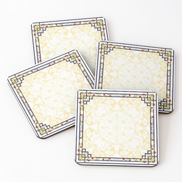 Item preview, Scarf pattern on white background. Vintage frame in the style of Baroque. a square frame with a floral pattern. designed and sold by APHIDAT-TA.