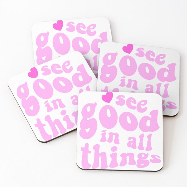 Item preview, See good in all things pink text designed and sold by Ironic-luna.