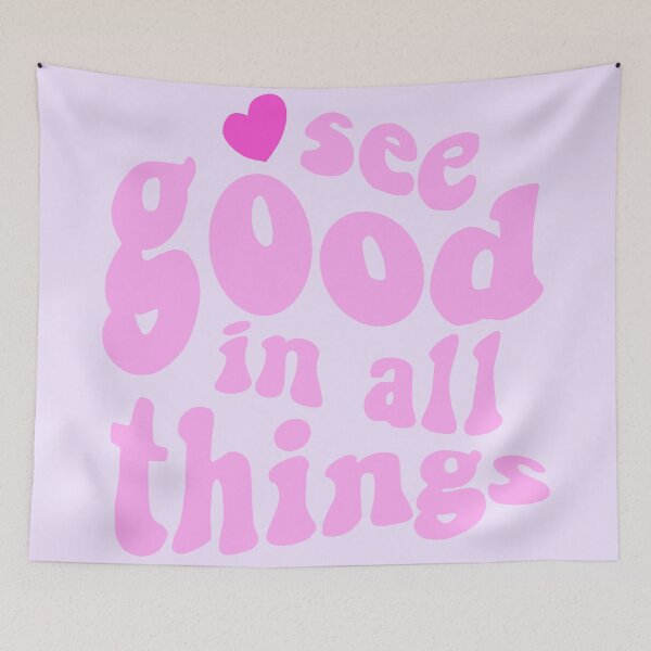 Item preview, See good in all things pink text designed and sold by Ironic-luna.
