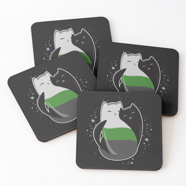 Item preview, Neutrois Cat LGBT Pride Flag designed and sold by Clara Hollins.