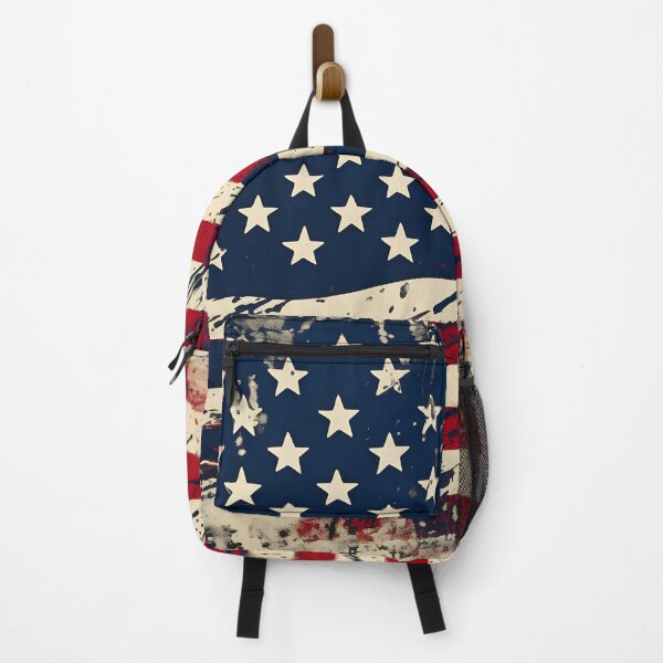 Item preview, Distressed American Flag Abstract Art designed and sold by inkArtistryfine.