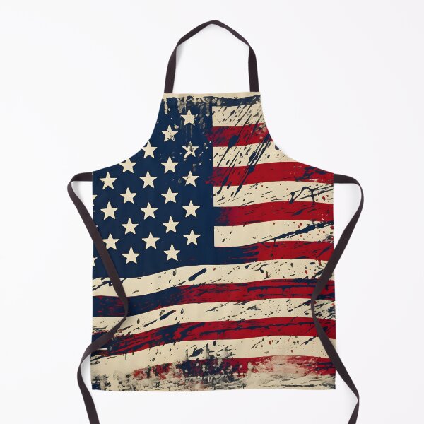 Item preview, Distressed American Flag Abstract Art designed and sold by inkArtistryfine.