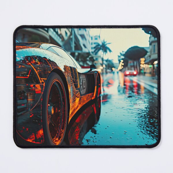 Item preview, Monaco Midnight: Rain-Glossed Supercar designed and sold by Sventek.