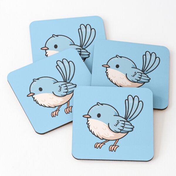 Item preview, Cute Fairy Wren Bird Cartoon designed and sold by MoasisArt.