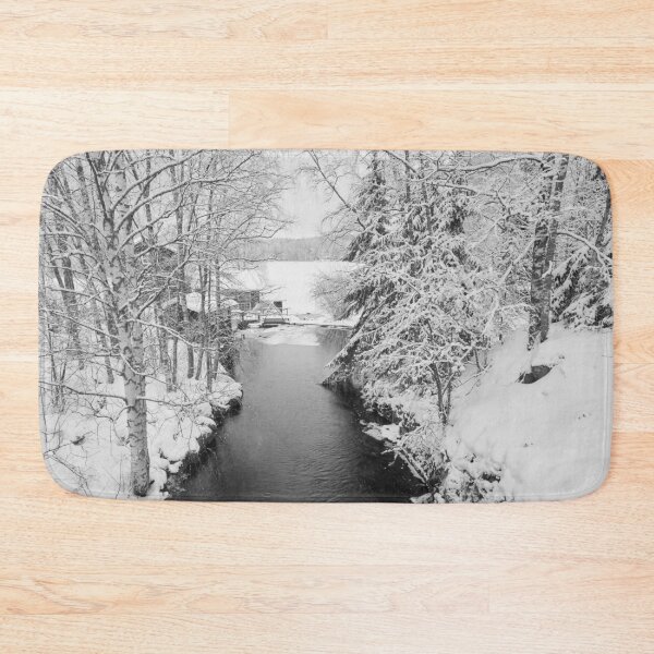 Item preview, Lower mill. Parkkuu winter 2023  bw designed and sold by Jouko Lehto Photography.
