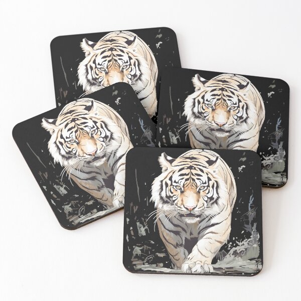 Item preview, Stalking Tiger Digital Art designed and sold by inkArtistryfine.