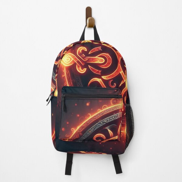 Item preview, Fantasy Viking Fire Elemental Emblem (silvergoldvisionary) designed and sold by SGVisionary.
