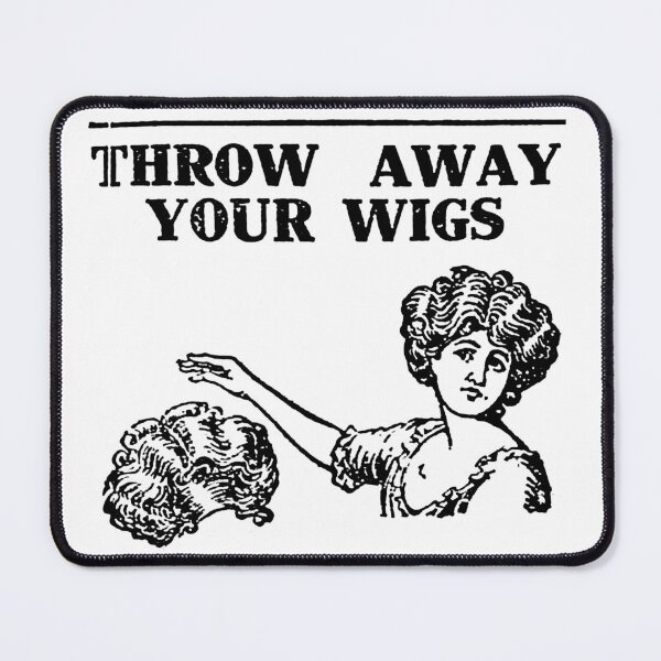 Item preview, Funny vintage wig illustration  designed and sold by lillpill9.