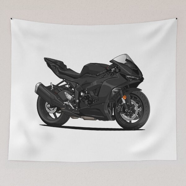 Item preview, 2024 Ninja ZX6R Black Version designed and sold by vektoranda.