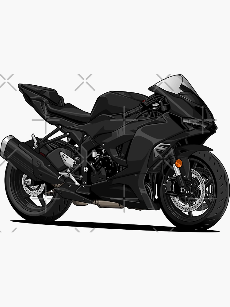 8" 3D Vinyl Kawasaki Letter Decal+6.25" Ninja Logo Sticker ZXR