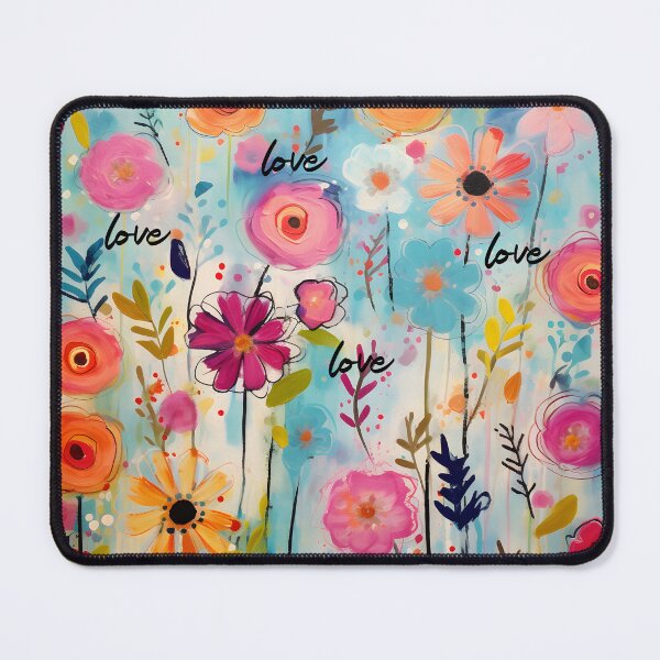Item preview, Whimsical Blossom Abstract Art designed and sold by inkArtistryfine.