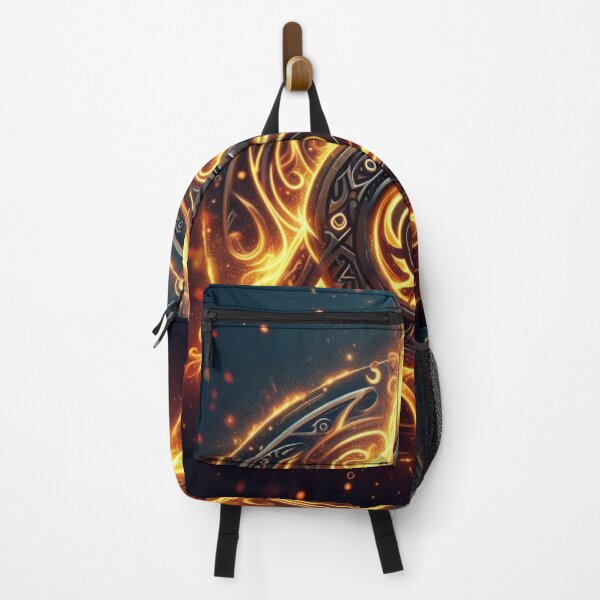 Item preview, Fantasy Viking Fire Elemental Emblem (silvergoldvisionary) designed and sold by SGVisionary.