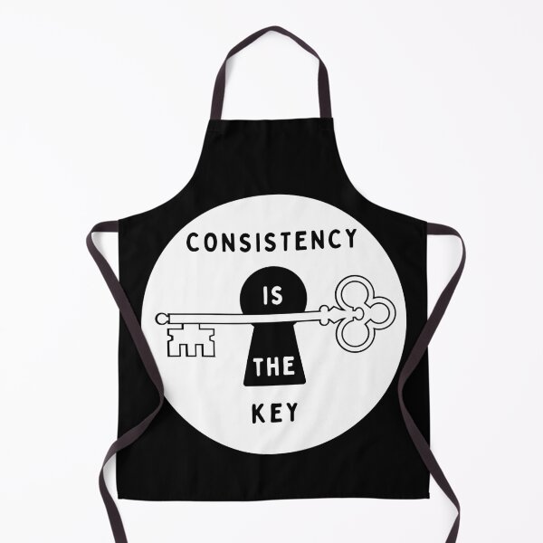 Item preview, Consistency is the key - motivational designed and sold by MO DESIGNS.