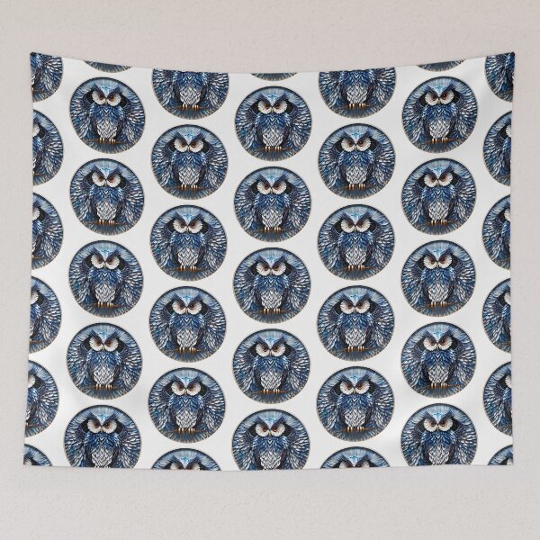 Item preview, Owl in dark night designed and sold by BotunPeony.
