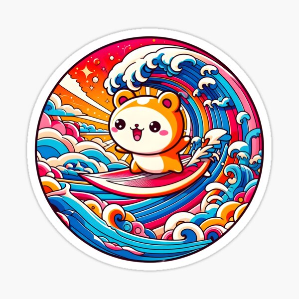 Item preview, Surfhamster – Unterstützt von Dall-E designed and sold by Lamakhun.