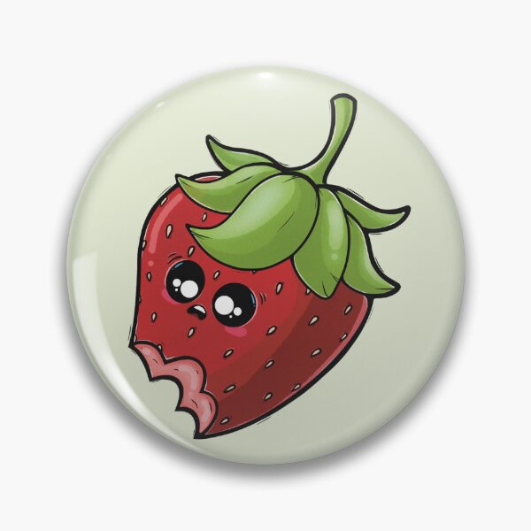 Item preview, Bitten strawberry  designed and sold by Lyzvart.