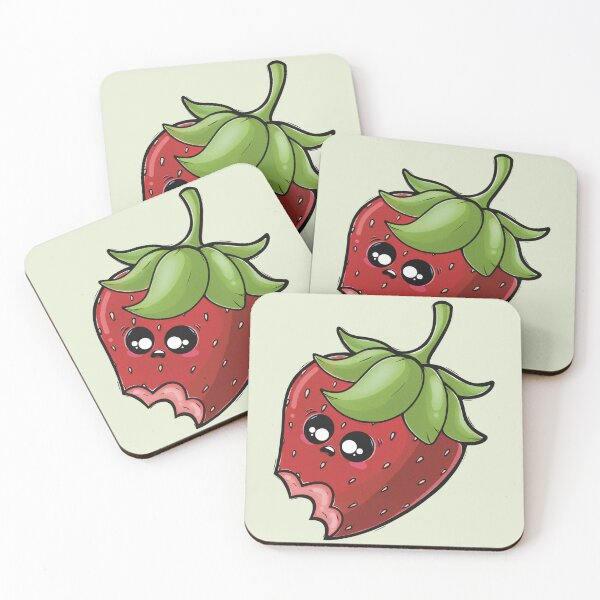 Item preview, Bitten strawberry  designed and sold by Lyzvart.