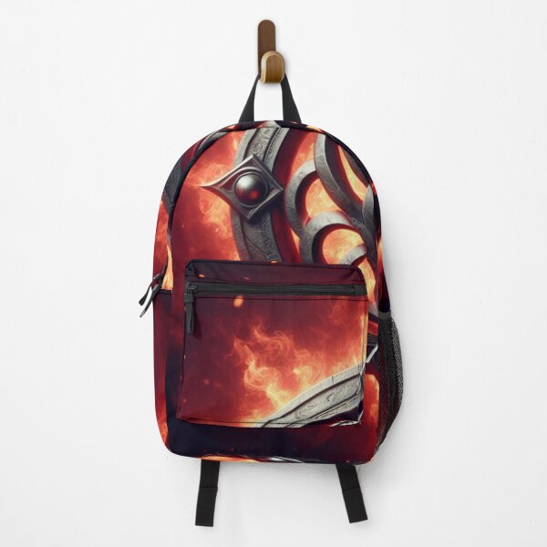Item preview, Fantasy Viking Fire Elemental Emblem (silvergoldvisionary) designed and sold by SGVisionary.