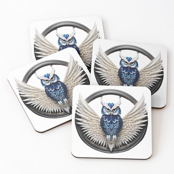 Item preview, Owl in dark night designed and sold by BotunPeony.