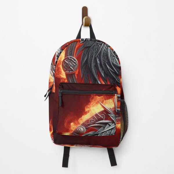 Item preview, Fantasy Viking Fire Elemental Emblem (silvergoldvisionary) designed and sold by SGVisionary.