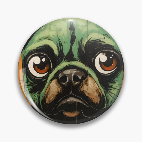 Item preview, Rustic Pug Portrait on Wood designed and sold by inkArtistryfine.