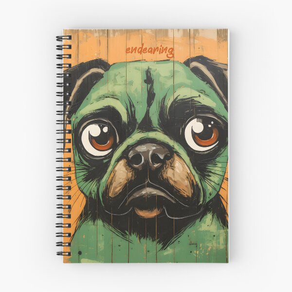 Item preview, Rustic Pug Portrait on Wood designed and sold by inkArtistryfine.