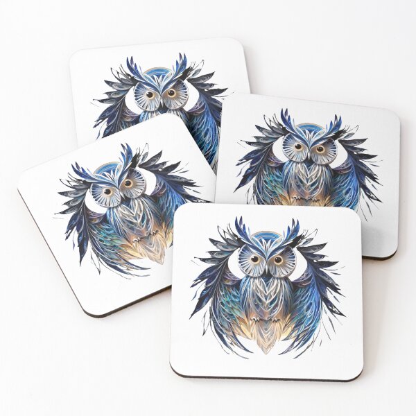 Item preview, Owl in dark night designed and sold by BotunPeony.