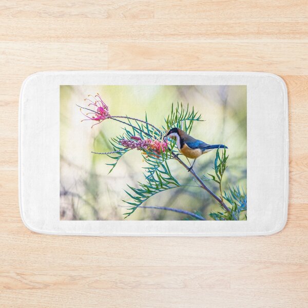 Item preview, Eastern Spinebill in Grevillea designed and sold by Kathie Thomas.