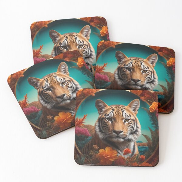 Item preview, Modern Tiger Elegance designed and sold by Enchanting Art Vista.