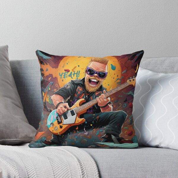 Item preview, Rockstar Riff Master Illustration designed and sold by inkArtistryfine.
