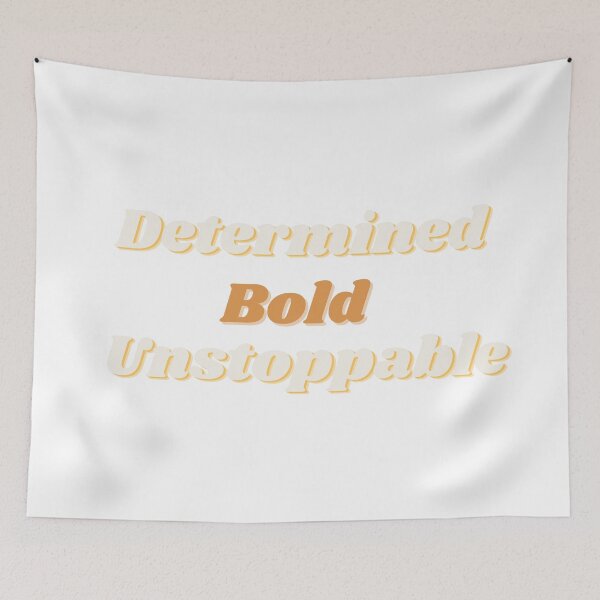 Item preview, Determined, Bold, Unstoppable designed and sold by Inspirely.