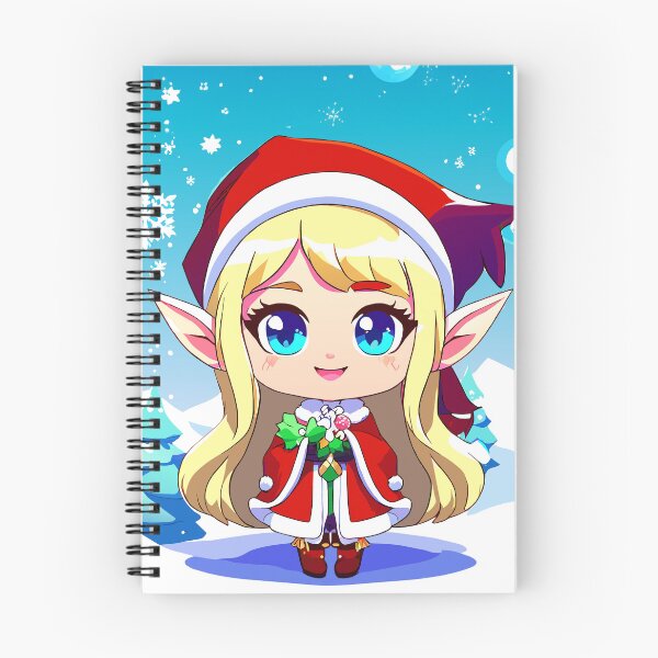 Item preview, Winter Elf Magic: Anime Character in Snow  designed and sold by CutesyKoala.